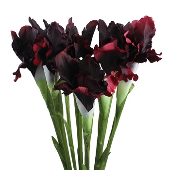 OurWarm 1db Mesterséges Hamis Virágok Iris Olcsó 6 Szín 68cm Szövet Dekoratív Virágokat, Otthoni Dekoráció, Rendezvény, Party Kellékek