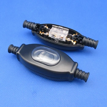 1 DB vízálló a vonal kapcsoló, kábel kapcsoló, IP65 kerek drót Ezüst kapcsolatba double cut kapcsoló Port switch CE ZJXXDZ 3A 250V