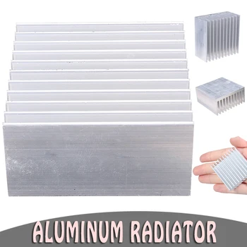 1 Darab Fehér 11 Fogat Alumínium Radiátor Radiátor Hűvösebb Elektronikus hőelvezetés Mosogató 4cm*4cm*2 cm Mayitr