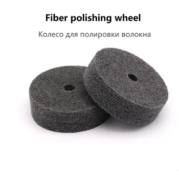 1 darab 75*20*10 mm nylon Szál polírozás kerék Nem szőtt Polírozás Kerék Fém felületkezelés Faipari lengyel eszközök