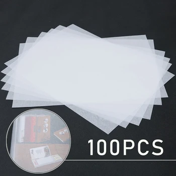 100pc A4-es papírból-Acetát Papír Csomagolás Kézzel készített Papír Kézműves Áttetsző Nyomon másolópapír Művészeti Rajz, Festmény