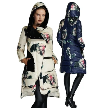 2019 Téli női divat le kabátok hölgyem, hosszú, vastag Innovációs design Téli laza le, kabát, női 80999