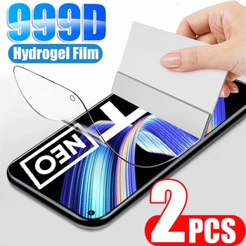 2db Hidrogél Film Realme 8 7 Pro 7i C15 C11 C21 C3 C3i Képernyő Védő Realme X50 X7 X2 Pro GT Neo XT X X3 Teljes Film
