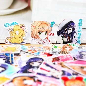 37pcs Kreatív aranyos Aranyos Rajzfilm Anime lányok scrapbooking matricák /dekorációs matrica /DIY kézműves fotóalbumok/Gyermek