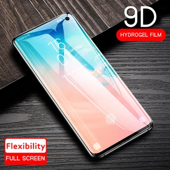 9D Teljes Ragasztó Fedezze Lágy, Hidrogél Film Samsung Galaxy Note 9 10 S10 S8 S9 Plusz S10e S20 Ultra plusProtection Képernyő Védő
