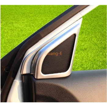 A Suzuki Vitara 2016 2017 2018 2019 Stick ABS Ezüst Autó Keret Belső Oszlop Audio Beszélni hangelnyelő Gyűrű Kör Lámpa Berendezés