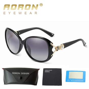 AORON Új Polarizált Női Napszemüveg Női napszemüvegek Fox Gyöngy Divat Szemüveg UV Védelem UV400