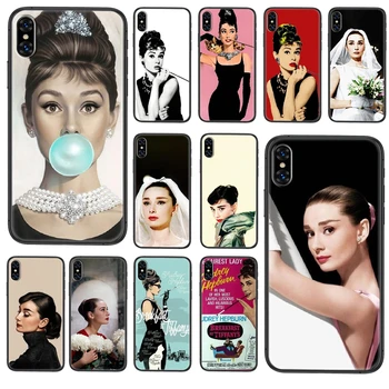 Audrey Hepburn Oft A Xiaomi Mi 10 11 9 10T Pro Lite Ultra Poco X3 F3 NFC CC9 Pro Achat mobiltelefon Táskák Shell