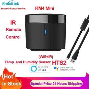 Broadlink RM4 Mini Univerzális IR Távirányító Smart Home Vezeték nélküli Wifi Smart IR Távirányító Működik, Alexa, a Google Haza