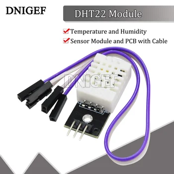 DNIGEF 1 DB DHT22 Egységes\busz Digitális Hőmérséklet, illetve a Páratartalom Érzékelő Modul AM2302, valamint a PCB-Kábel