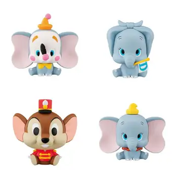 Disney 4 Db / készlet Dumbo Sodrott tojás nagy fej nem shell sorozat Össze akciófigura Modell Játékok Ajándék Gyerekeknek
