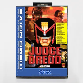 Dredd bíró 16 bites SEGA MD Játék Kártya Kiskereskedelmi Doboz Sega Mega Drive Genesis