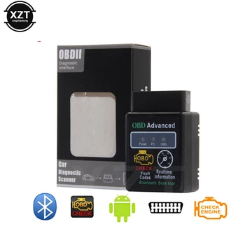 Elm327 Bluetooth ELM 327 V1.5 V 1,5 OBDII OBD2 Adapter Automatikus Szkenner Android-Kód Olvasó Diagnosztikai Eszköz PIC18F25K80 Ancel