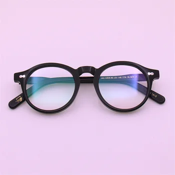Első Osztályú Minőségű, Japán Retro Kerek Szemüveg MILTZEN Rövidlátás Férfi Keret, mind a Nők Szemüveg Receptem Kék Blokkoló Szemüveg