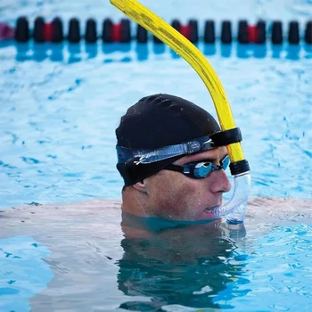Első Vezetője Szilikon Snorkel Légzés Úszás Cső A Képzés Búvár A Víz Alatt Snorkling Légzés Búvár Felszerelés