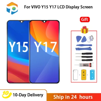 Eredeti AAA Kijelző Vivo Y3 / Y11 / Y12 / Y15 LCD Képernyő Touch Digitalizáló Csere szerelés VIVO Y17 2019 Kijelző