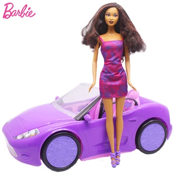 Eredeti Barbie Fényes Sport Autó Baba Játékok Modell Király Jeep Roadster Szett Barbie baba Játékok Lányoknak Bjd Park BGT19