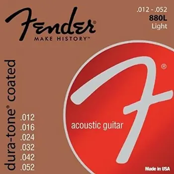 Fender 80/20 Bevont Dura-Hang Akusztikus Gitár Húrok, 880XL 880CL 880L 880M