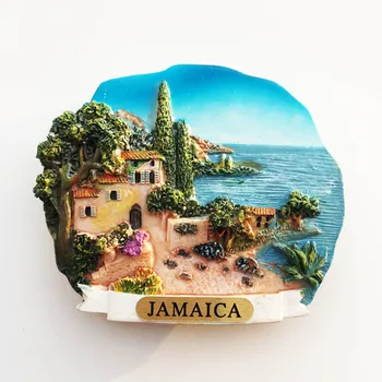 Jamaica hűtőmágnesek turizmus emlékmű seascape villa mágneses hűtőszekrény matrica gyűjtemény ajándék