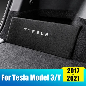 Kocsi Csomagtartójában Boot Terelő Partíció A Tesla Model 3-Y 2017 - 2020 2021 Model3 M3 Hátsó Farok Doboz Tároló Szervezni Zavarta, Tartozékok