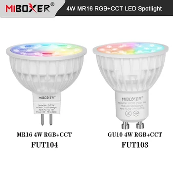 Miboxer 4W FUT104 MR16 led fényszóró FUT103 GU10 Led Izzó lámpa Hálószoba Étterem nappali Szakács szoba világítás