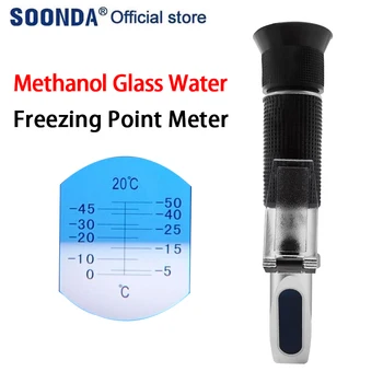 Refraktométer Metanol fagypont mérő Autó Üveg Tisztító Fagypont teszter mérőeszközök szerszámok