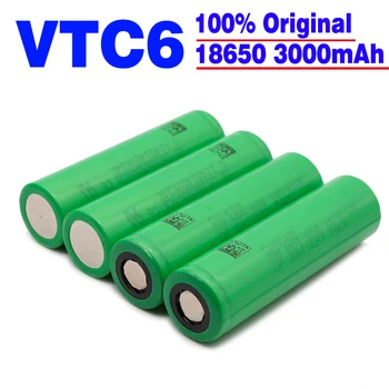 VTC6 3,7 V 3000mAh újratölthető Li-ion akkumulátor 18650 Sony US18650VTC6 30A Játékok zseblámpa eszközök 1 orde