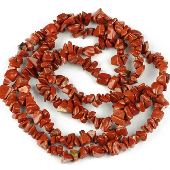 YHBZRET Természetes Kő Gyöngyök Szabálytalan Vörös Korall Kavics Chip Gyöngyök, A Kézimunka Ékszer Készítés 86cm Diy Karkötő Kiegészítők
