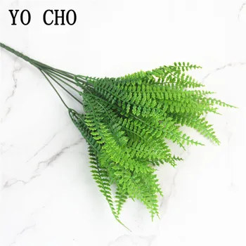 YO CHO Mesterséges Zöld Fű, Növények, Műanyag Ál Növény a Szobában Asztal Dekoráció Mesterséges Zöld Fű Haza Graden Hotel Hamis Virágok