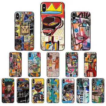 Yinuoda Jean Michel Basquiat Festmény Telefon tok iphone 13 11 12 Mini Pro Max X XS MAX 6 6 7 8 Plusz 5 5S 5SE XR SE2020