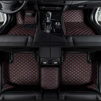 autó szőnyeg Audi A6L R8 Q3 Q5 Q7 S4 S5 S8 RS TT Quattro A1 A2 A3 A4 A5 A6 A7 A8-as autó tartozékok automatikus botok Egyéni láb