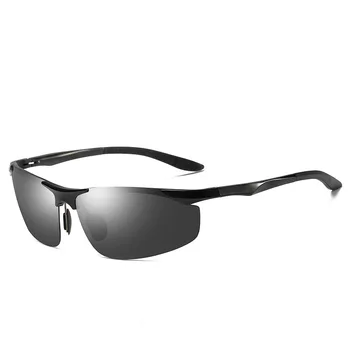 Évjárat Alumínium Magnézium Polarizált Napszemüveg Férfi Légiközlekedési napszemüvegek Vezetés Sport Szemüvegek UV400 Szemüveg Gafas Hombre