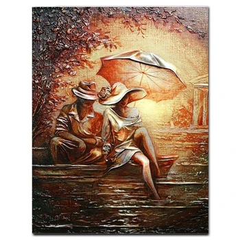 Új Érkezés Gyémánt Festmény Hímzés Hajó Szerelmes Pár Kristály Gyöngyökkel 5d keresztszemes Készletek Kézimunka Álló Mozaik Művészet