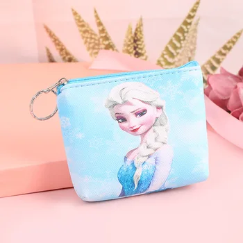 új Disney aranyos rajzfilm fagyasztott elsa Anna hercegnő érme táska Gyerekek kezét az uzsonnás táskát PU táska tároló táska érme